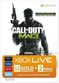 12 + 2 Month Xbox Live Gold Membership - MW3 Branded (Xbox One/360)