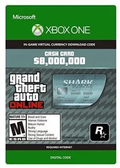 GTA V 5 Megalodon Shark Cash Card - Xbox One Digital Code