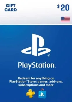 PLAYSTATION STORE GIFT CARD - 20 USD (US)
