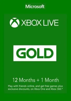 12 + 1 Month Xbox Live Gold Membership (Xbox 360)