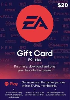 Electronic Arts EA Origin Gift Card 20 USD