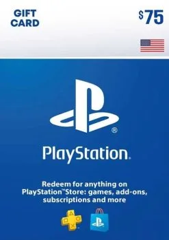 PLAYSTATION STORE GIFT CARD - 75 USD (USA)