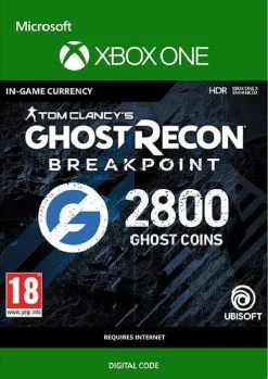 Ubisoft Ghost Recon Breakpoint: 2800 Ghost Coins Xbox One
