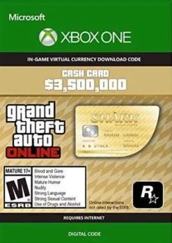 Grand Theft Auto V - Whale Shark Cash Card Xbox One (US)