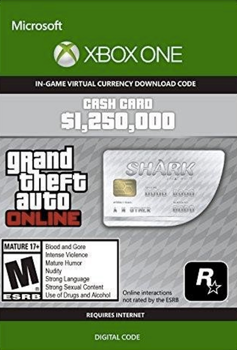 Grand Theft Auto V - Great White Shark Cash Card Xbox One (US)