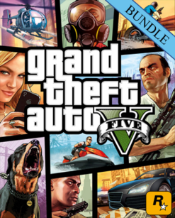 Grand Theft Auto V 5 - Megalodon Shark Card Bundle PC