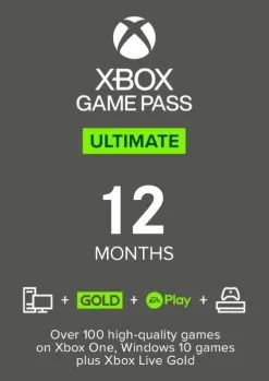 12 Month Xbox Game Pass Ultimate Xbox One / PC