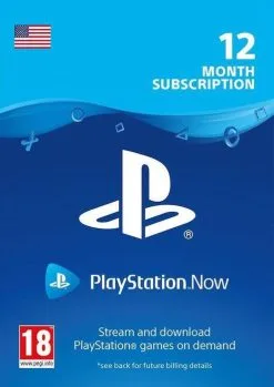 PlayStation Now - 12 Month Subscription (USA)