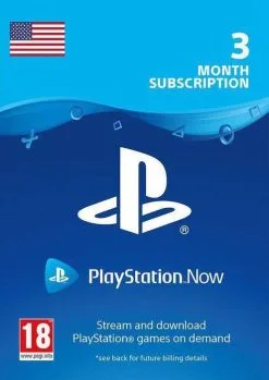 PlayStation Now - 3 Month Subscription (USA)