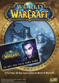 World Of Warcraft 60 Day Pre-paid Game Card PC/Mac (US)