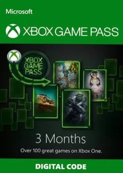 3 Month Xbox Game Pass Xbox One